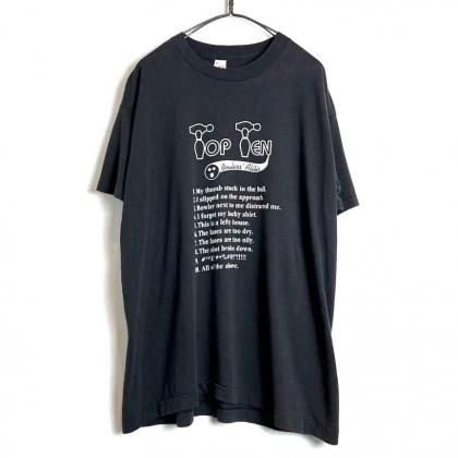  ΡTop Tenۥơ ܡ ץTġ1980's-Vintage  Bowling Tee