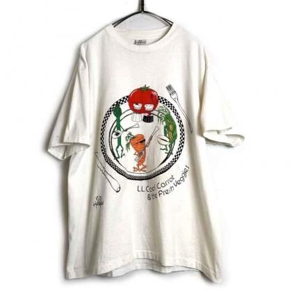  ΡHAMWEARۥơ L.L.륭åȡեå٥ Tġ1980's-Vintage Vegetables Band Tee