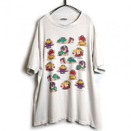  ΡFARFUGNOOKIEۥơ ץ Tġ1990's-Vintage Double Sided Print Tee