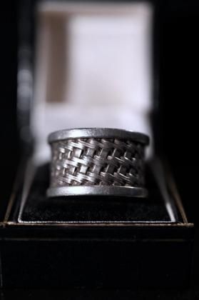  ΡVintage braid design silver ring ơ С  