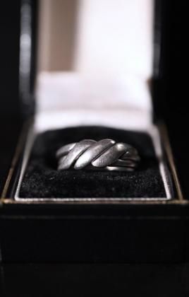  ΡVintage silver puzzle ring ơ С ѥ  