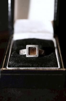  ΡVintage silver  tiger eye ring ơ С   