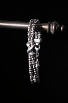  ΡItaly vintage silver chain bracelet ꥢ ơ С  ֥쥹å 