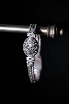  ΡVintage silver chain bracelet ơ С  ֥쥹å 