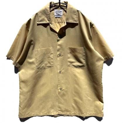  ΡGreen Briarۥơ S/S ץ󥫥顼ġ1970's-Vintage Open Collar Shirt