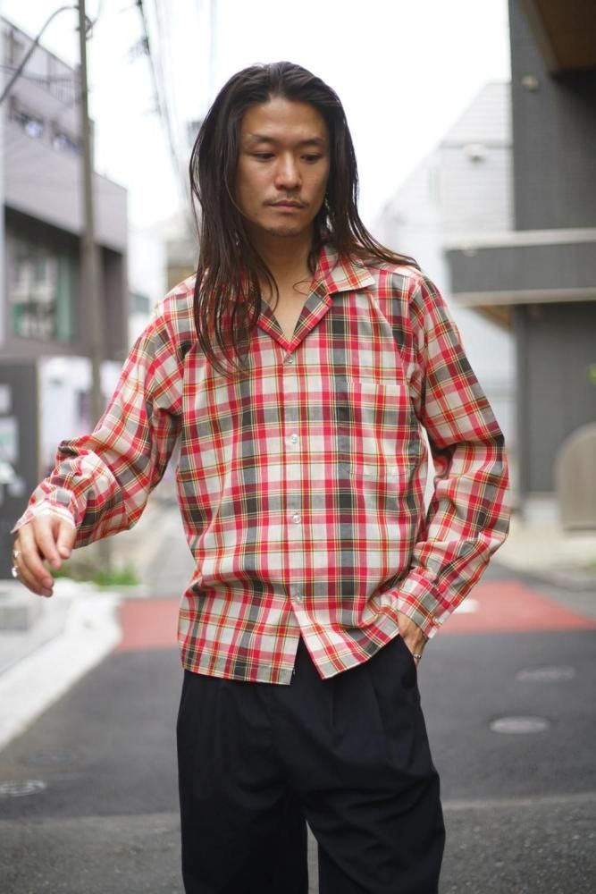 Celanese Fortrel】ヴィンテージ オープンカラーシャツ【1960's