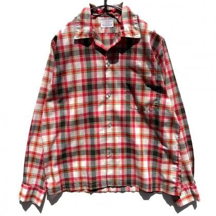  ΡCelanese Fortrelۥơ ץ󥫥顼ġ1960's-Vintage Open Collar Shirt