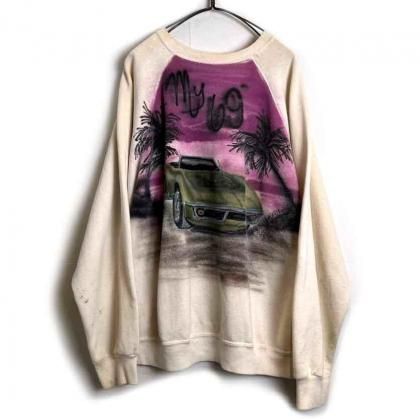  Ρơ ϥɥڥ åȥġ1990's-Vintage Hand Painted Sweat Shirt