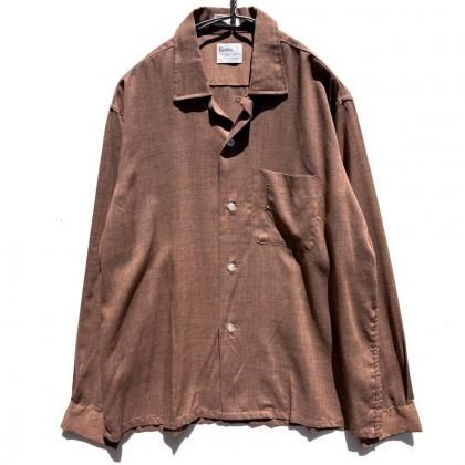  ΡVardonۥơ 륯 ץ󥫥顼 ֥ɽ1960's-Vintage Silk Shirt