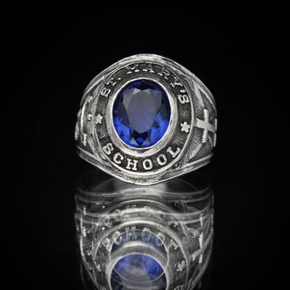  Ρơ å СTB - STERLINGۡ1972's-Round Class Ring