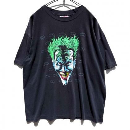  ΡBATMAN JOKERۥơ 硼 ץ Tġ1989'sVintage Comic Print T-Shirt