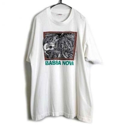  ΡRay Trollۥơ 쥤ȥ ץTġ1980's-Vintage BASSA NOVA Fish Art Tee