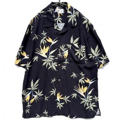  ΡVintage Silkۥơ S/S ե顼ѥ 륯졼󥷥ġ1990's-Vintage Silk Shirts
