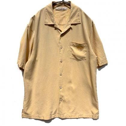  ΡTommy Bahamaۥơ S/S ץ󥫥顼 륯ġ1990's-Vintage Silk Shirt