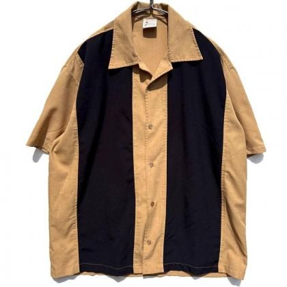  ΡLUCKY - Made In USAۥơ S/S ץ󥫥顼 ѥͥ륹å󥰥ġ1980's-Vintage Rayon Shirts