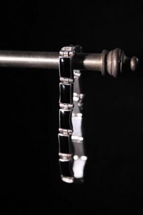  ΡVintage silver 950  onyx bracelet ᥭ ơ С950 ˥ ֥쥹å 