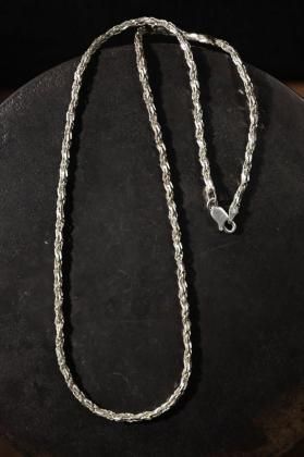  ΡItaly vintage silver chain necklace ꥢ ơ С  ͥå쥹 