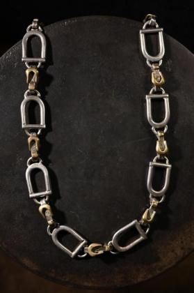  ΡVintage silver  brass necklace ơ С   ͥå쥹 