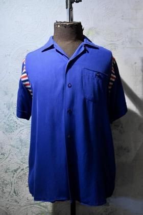  Ρus 1950s rayon bowling s/s shirt