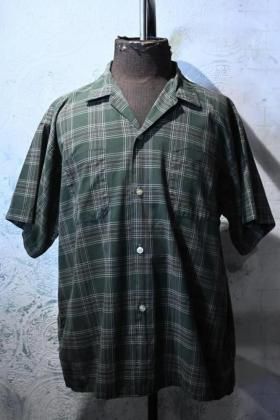  Ρus 1960s~ check s/s shirt