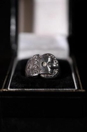  ΡMid 20th silver belt ring 20 С ٥  