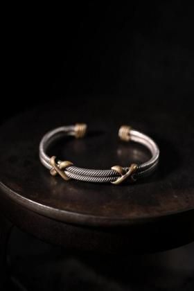  ΡVintage silver  brass brangle ᥭ ơ С  Х󥰥 