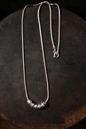  ΡItaly vintage silver necklace ꥢ ơ С ͥå쥹 