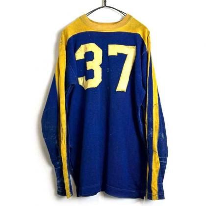  Ρơ ϥ եåȥܡ륷ġ1950's-Vintage High Aging Football Shirt