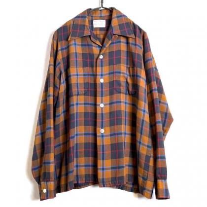  ΡRoyal Knightۥơ 롼ץ顼 졼󥷥ġ1970's-Vintage Loop Collar Rayon Shirt