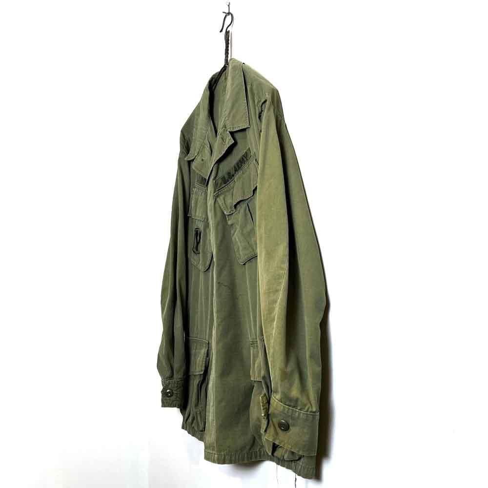 60s アメリカ軍 実物 ジャングルファティーグ 4th M-R リップストップ 60s ジャングルファティーグ ジャケット 4th MR リップストップ