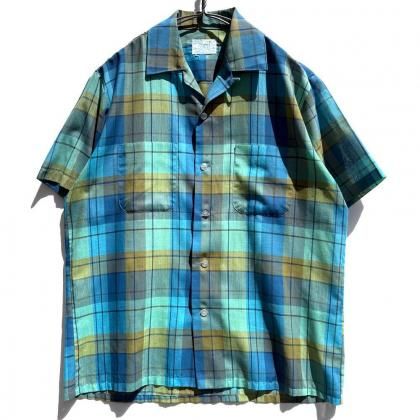  ΡSearsۥơ S/S ץ󥫥顼ġ1960's-Vintage Open Collar Shirt