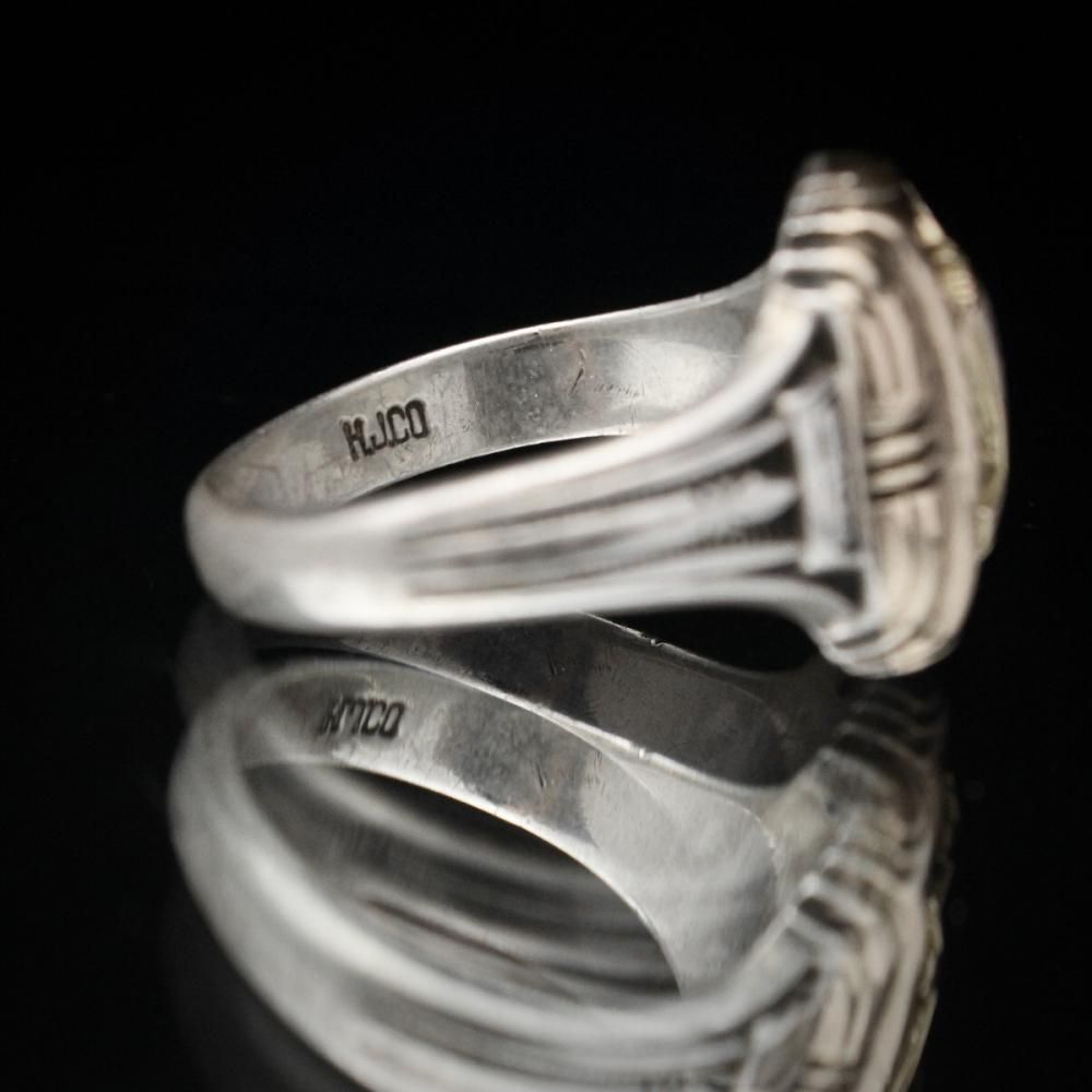 ヴィンテージ カレッジリング シルバー【HERFF JONES - STERLING