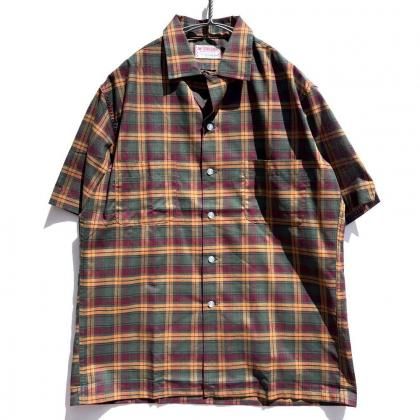  ΡMcGREGORۥơ S/S ץ󥫥顼ġ1960's-Vintage Open Collar Shirt