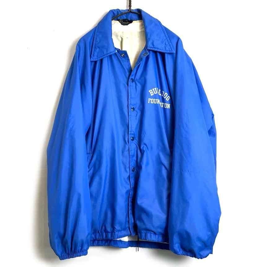 美品 Champion NORTHWESTERN ナイロンジャケット 古着 古着 80s USA製 Champion 「WARREN」 裏ボア オールド ナイロン