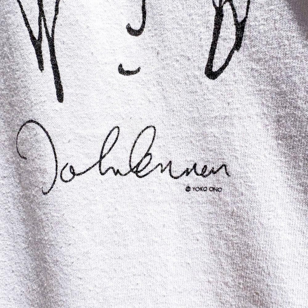 John Lennon】ヴィンテージ ジョンレノン サインアート プリント