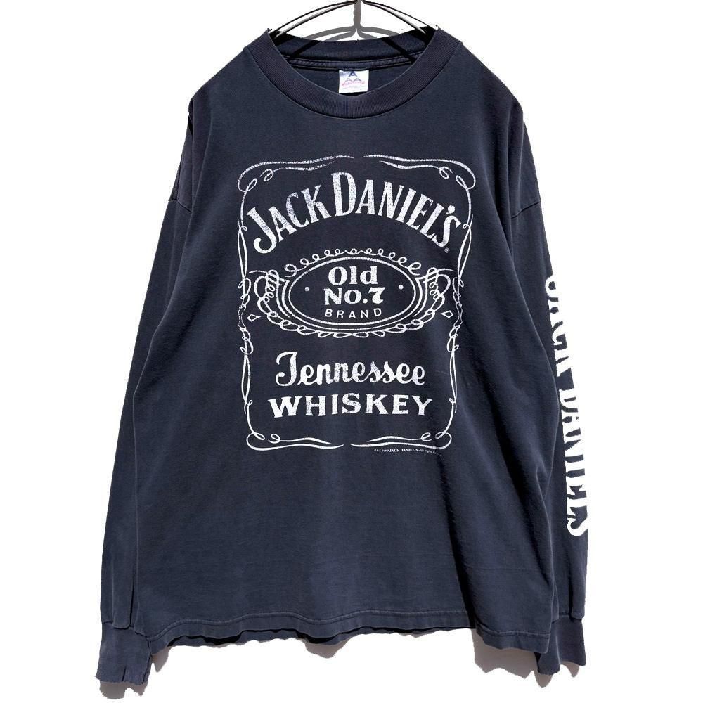 JACK DANIEL'S】ヴィンテージ L/S ジャックダニエル プロモーション T