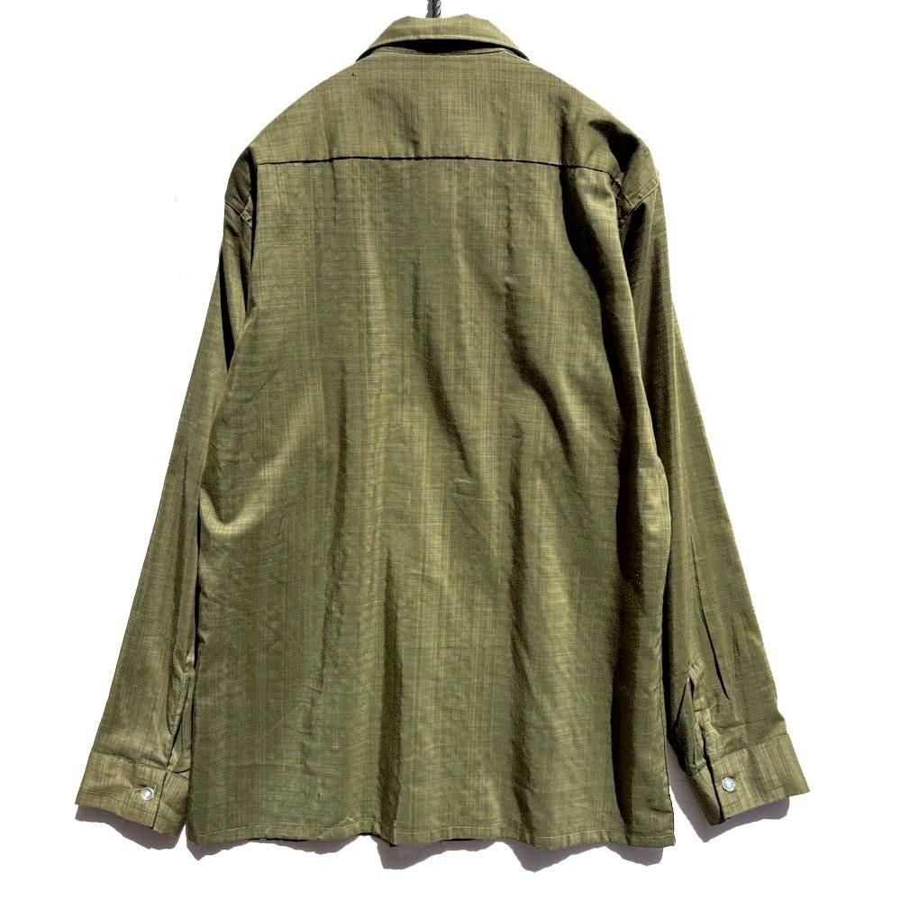 60s WINGS vintage オープンカラー 開襟 シャツ USA製 60s Wings 開襟シャツ オープンカラー vintage