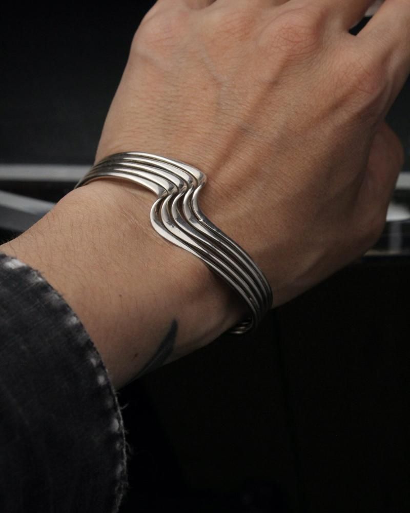 シルバー925 バングル メキシコ製　TAXCO ビンテージ　20cm ヴィンテージ タスコ シルバー バングル【MEXICO TAXCO STERLING