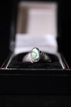  ΡVintage silver  shell ring ơ С   