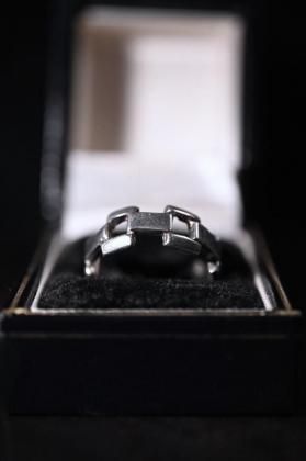 ΡVintage silver chain ring ơ С   