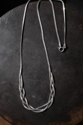  ΡVintage silver twist chain necklace ơ С ĥ  ͥå쥹 