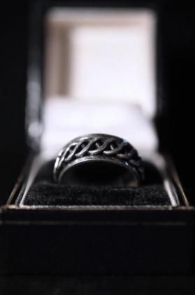  ΡVintage silver chain ring ơ С   