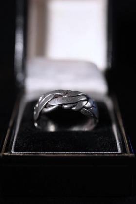  ΡVintage silver braid ring ơ С  