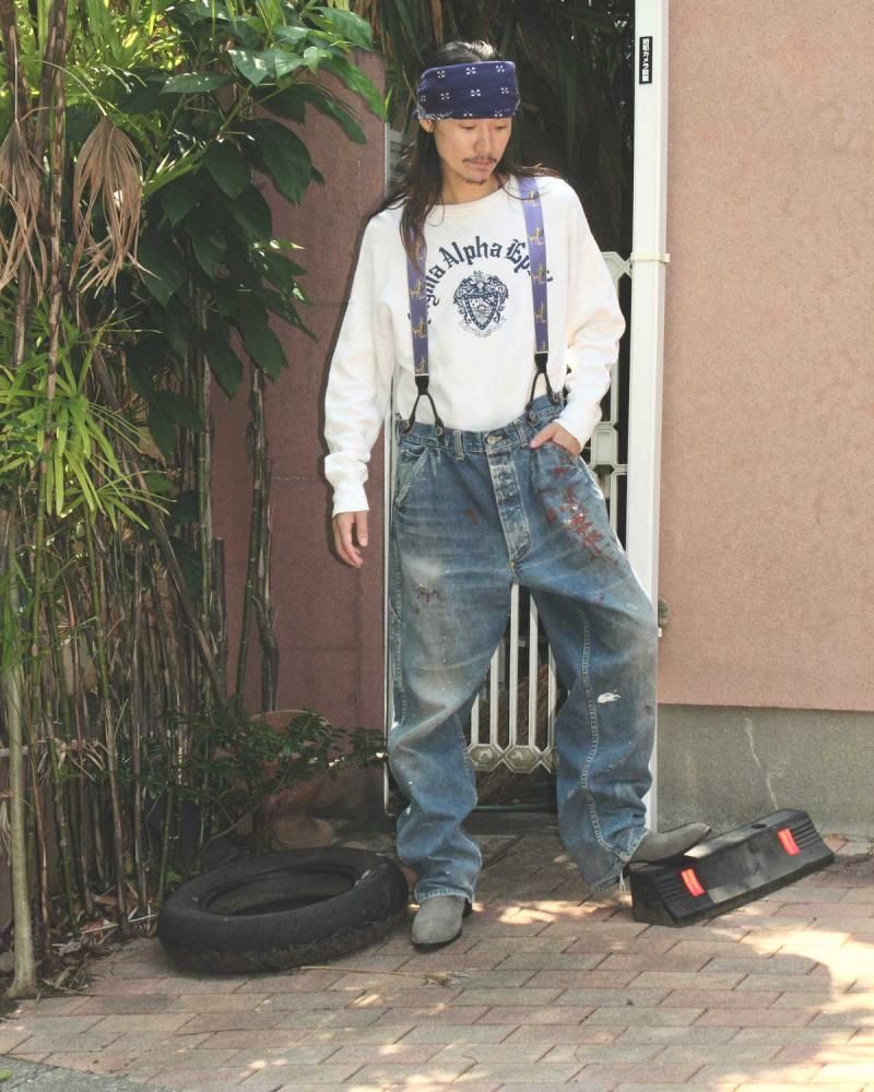 ヴィンテージ デニム ペインター パンツ キャントバステム ロガー【CAN