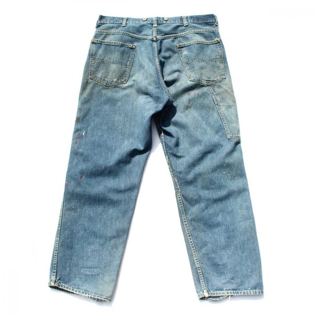 ヴィンテージ　ペインターパンツ 50-60s デニム ペインターパンツ 【W33.5】 ヴィンテージ | BACK