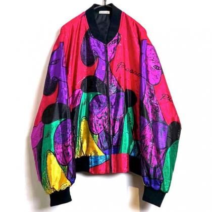  Ρơ ԥ㥱åȡ1980's-Vintage Picasso Art Jacket