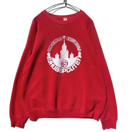  ΡMoscow Universityۥơ ⥹ å åȥġ1970's-Vintage Sweat Shirt
