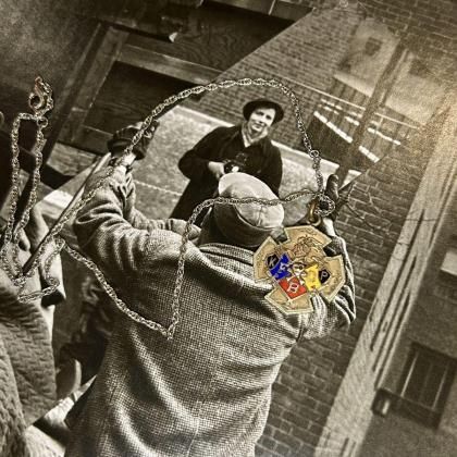  Ρơ åɥե ޥ˥å ȥå ͥå쥹1930'~ Knights of PythiasSkull Iron Cross