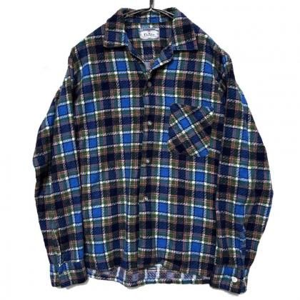  ΡDonlin - Made In USAۥơ ץȥͥ륷ġ1960's-Vintage Cotton Nel Shirt