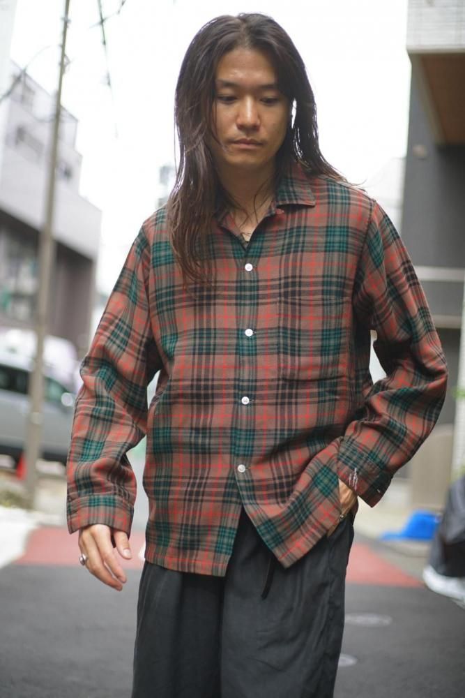 ARROW - Made In USA】ヴィンテージ オープンカラー ウールシャツ
